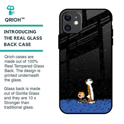 Night Sky Star Glass Case for iPhone 11