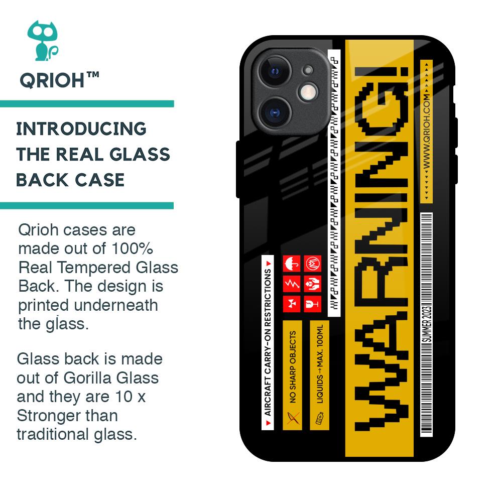 Aircraft Warning Glass Case for iPhone 11