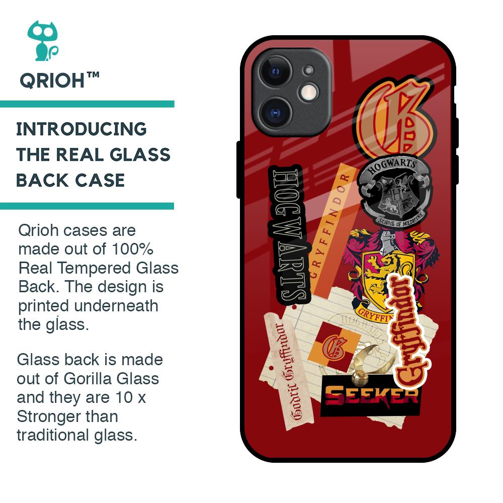Gryffindor Glass Case for iPhone 11