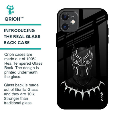 Dark Superhero Glass Case for iPhone 11