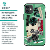 Slytherin Glass Case for iPhone 11