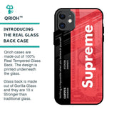 Supreme Ticket Glass Case for iPhone 11