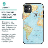 Travel Map Glass Case for iPhone 11