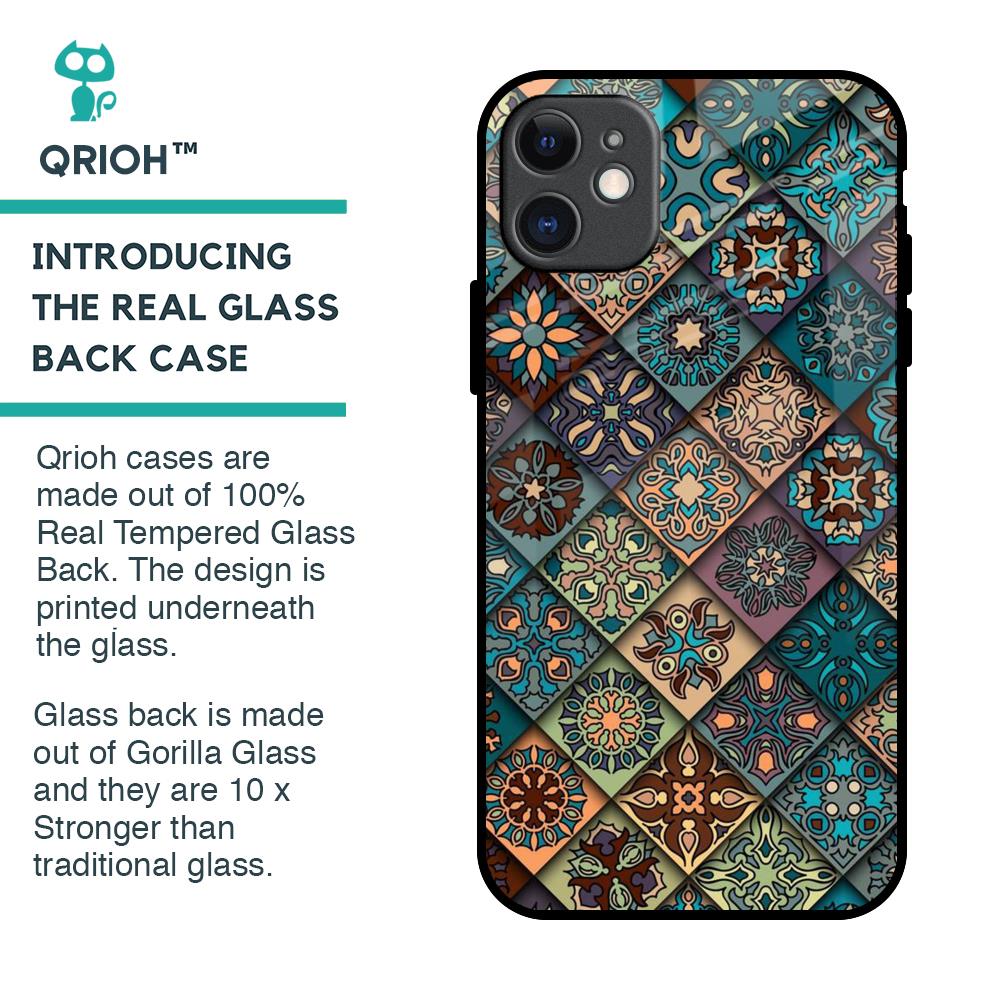 Retro Art Glass Case for iPhone 11
