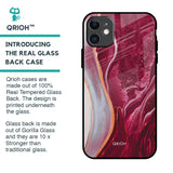 Crimson Ruby Glass Case for iPhone 11