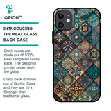 Retro Art Glass Case for iPhone 11