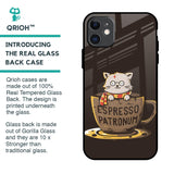 Tea With Kitty Glass Case For iPhone 11