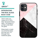 Marble Collage Art Glass Case For iPhone 11