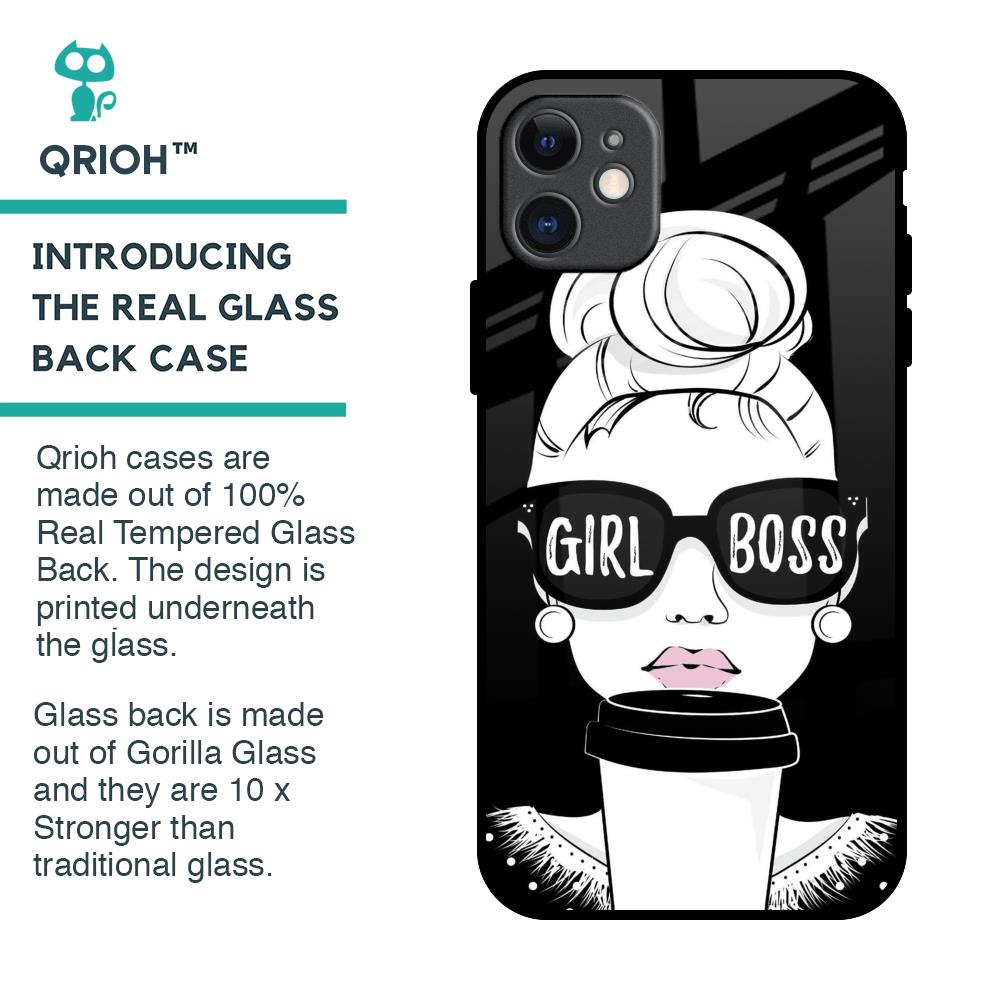 Girl Boss Glass Case For iPhone 11