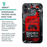 Do No Disturb Glass Case For iPhone 11