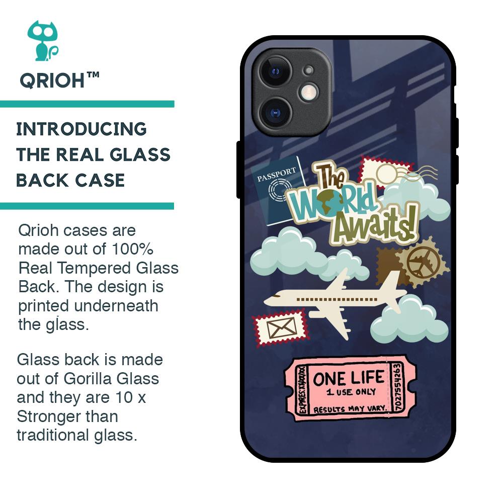 Tour The World Glass Case For iPhone 11