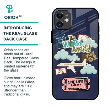 Tour The World Glass Case For iPhone 11