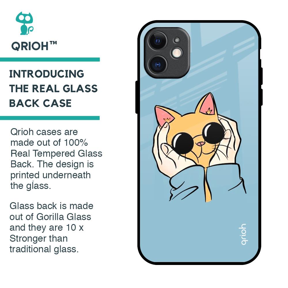 Adorable Cute Kitty Glass Case For iPhone 11