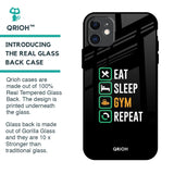 Daily Routine Glass Case for iPhone 11