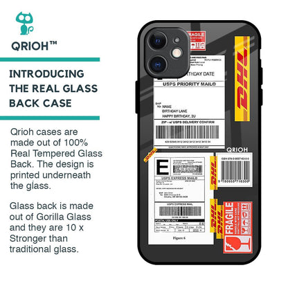 Cool Barcode Label Glass Case For iPhone 11