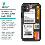 Cool Barcode Label Glass Case For iPhone 11