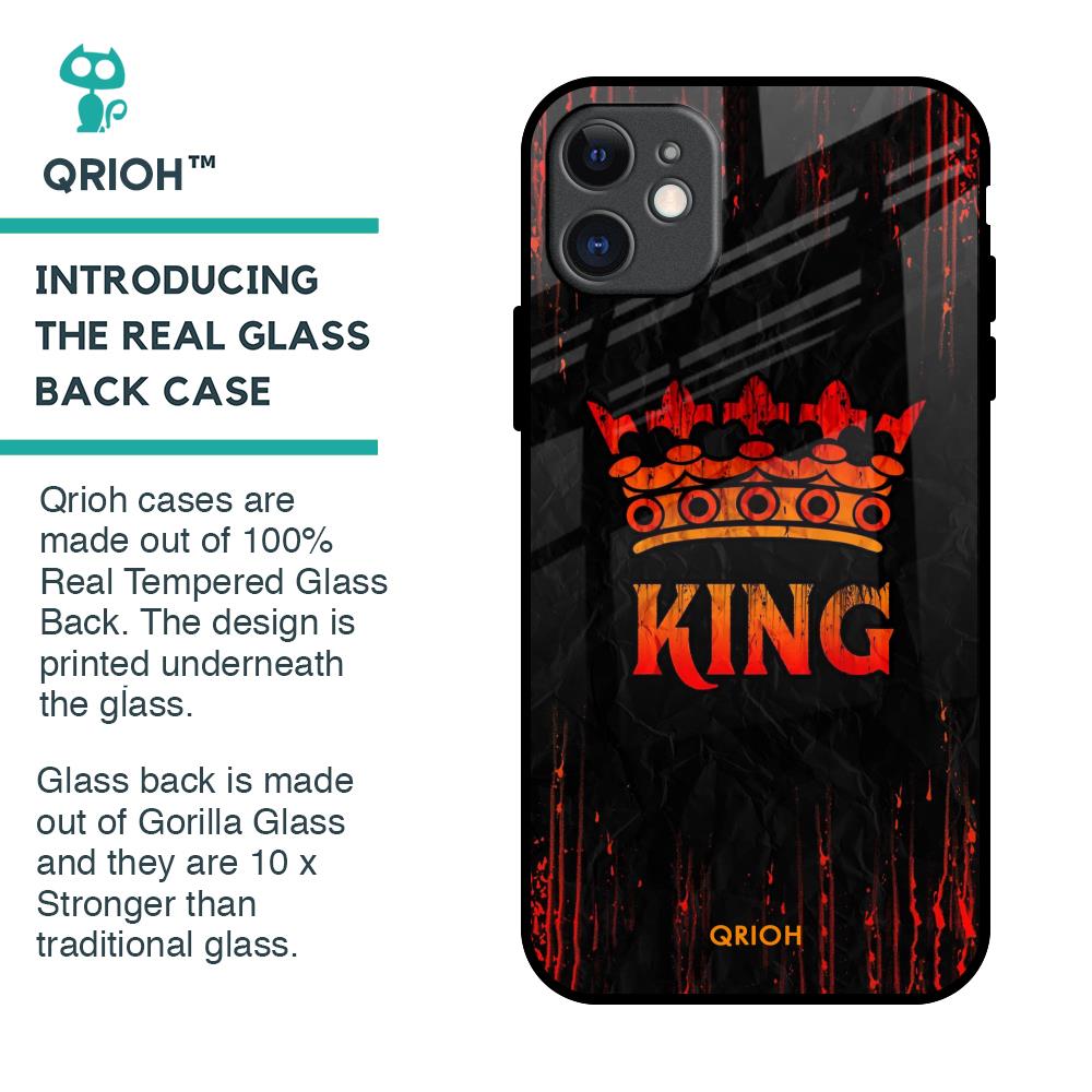 Royal King Glass Case for iPhone 11