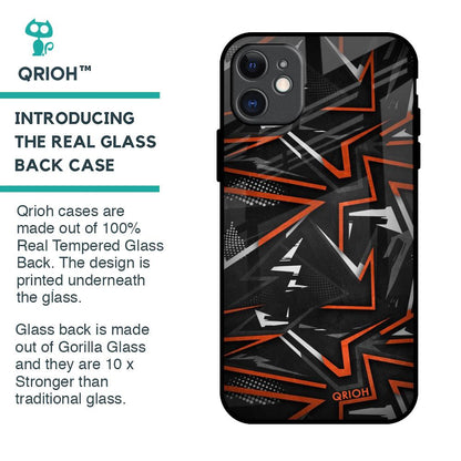 Vector Art Glass Case for iPhone 11