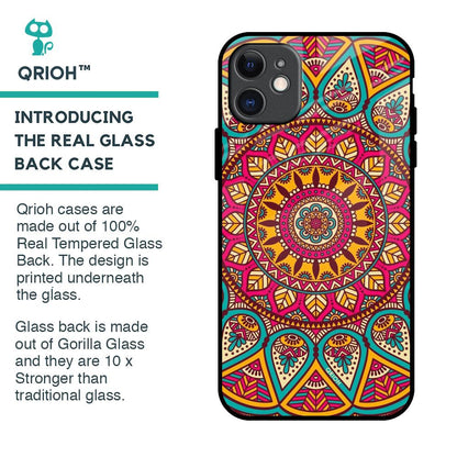 Elegant Mandala Glass Case for iPhone 11