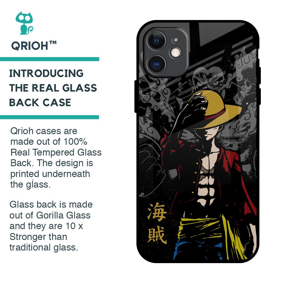 Dark Luffy Glass Case for iPhone 11