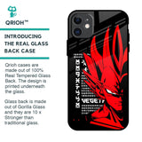 Red Vegeta Glass Case for iPhone 11