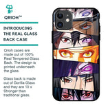Anime Eyes Glass Case for iPhone 11