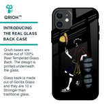 Luffy Line Art Glass Case for iPhone 11