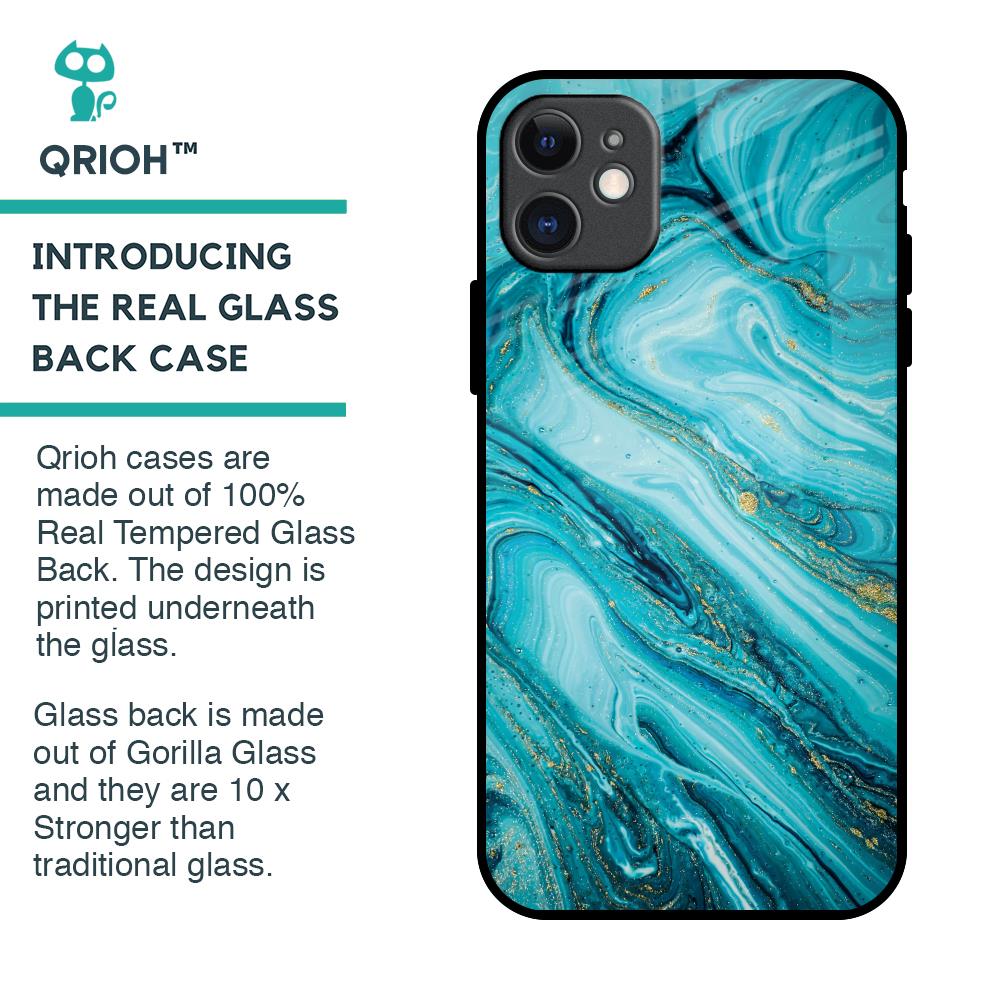 Ocean Marble Glass Case for iPhone 11