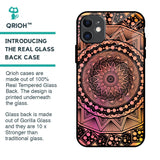 Floral Mandala Glass Case for iPhone 11