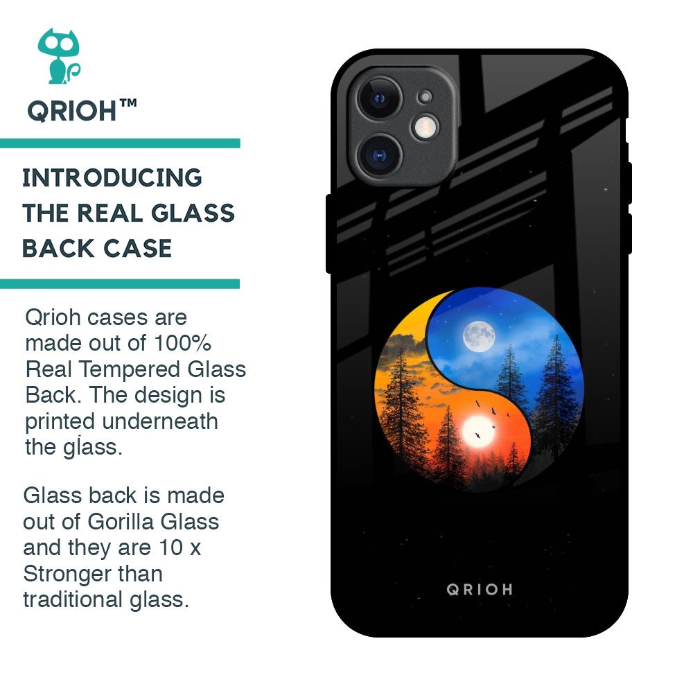 Yin Yang Balance Glass Case for iPhone 11