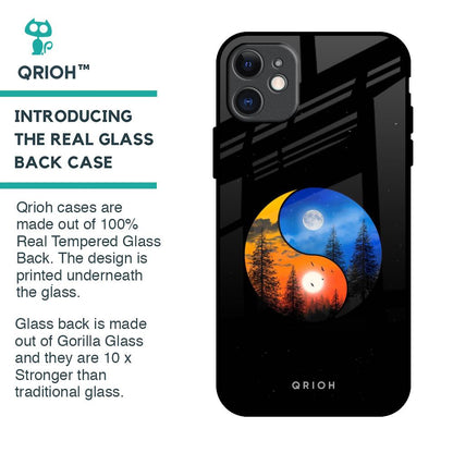Yin Yang Balance Glass Case for iPhone 11