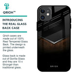 Dark Walnut Glass Case for iPhone 11