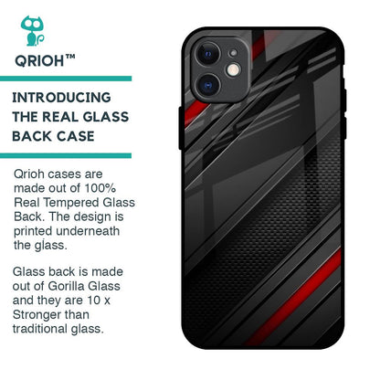 Modern Abstract Glass Case for iPhone 11