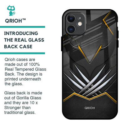 Black Warrior Glass Case for iPhone 11