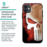 Red Skull Glass Case for iPhone 11