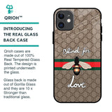 Blind For Love Glass Case for iPhone 11