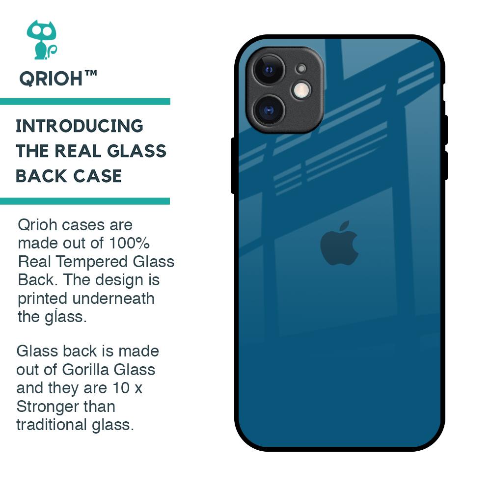 Cobalt Blue Glass Case for iPhone 11