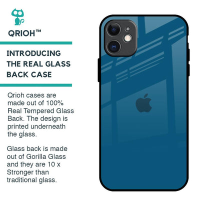 Cobalt Blue Glass Case for iPhone 11