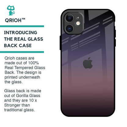 Grey Ombre Glass Case for iPhone 11