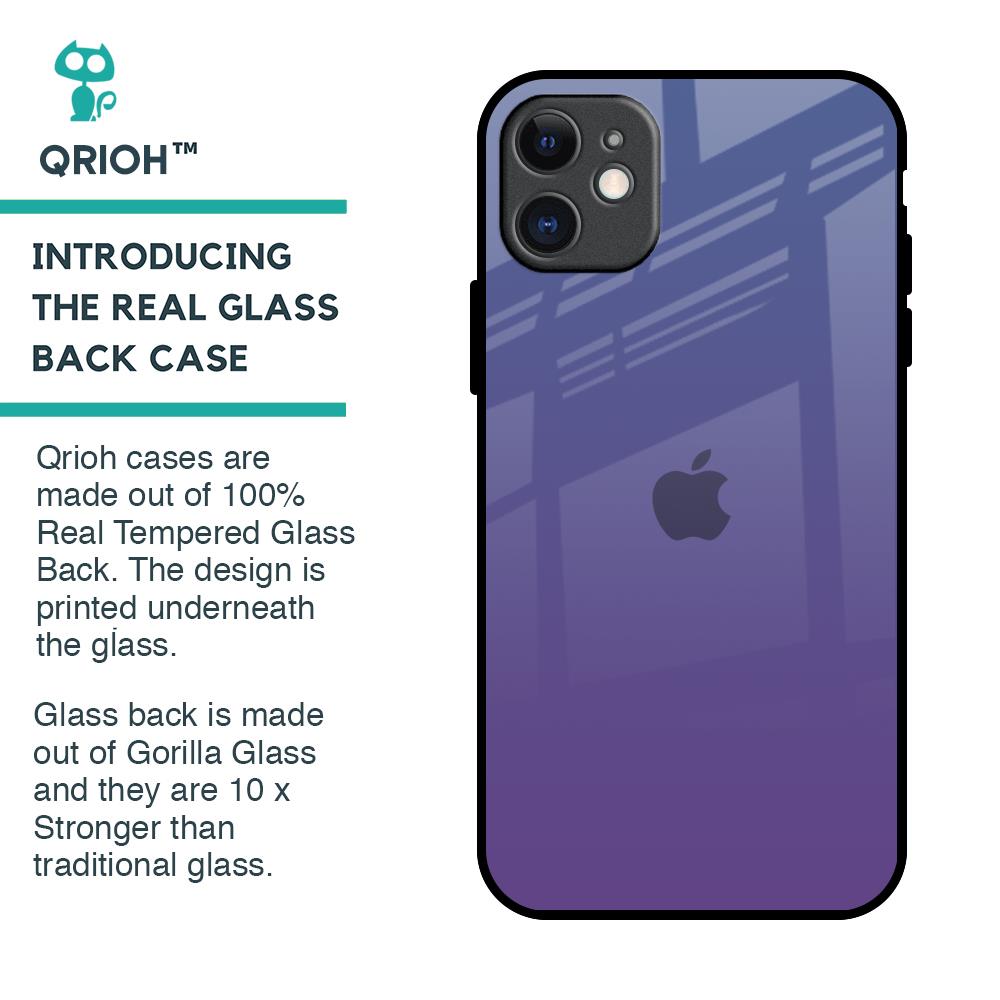 Indigo Pastel Glass Case For iPhone 11