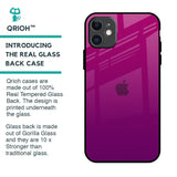 Magenta Gradient Glass Case For iPhone 11