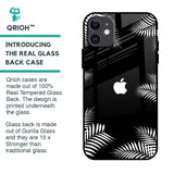 Zealand Fern Design Glass Case For iPhone 11