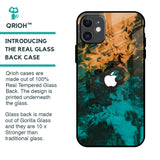 Watercolor Wave Glass Case for iPhone 11