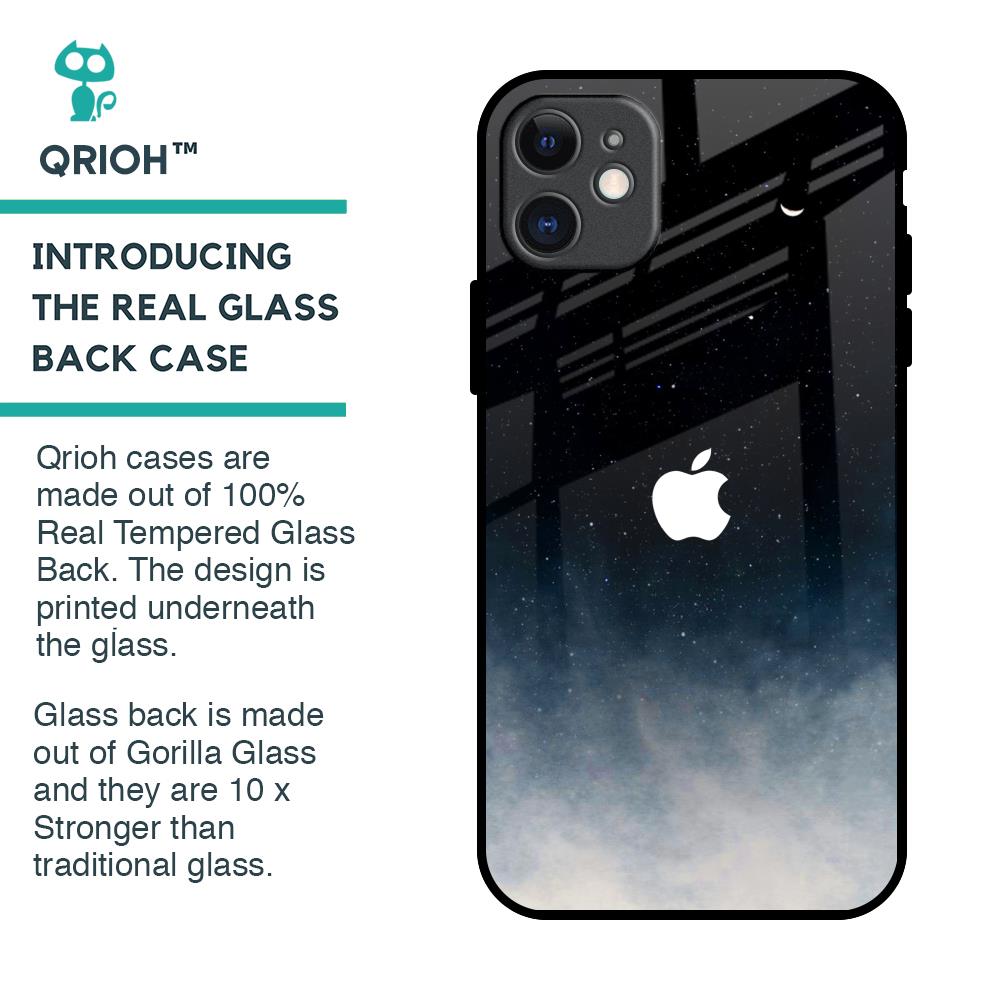Aesthetic Sky Glass Case for iPhone 11