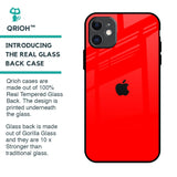 Blood Red Glass Case for iPhone 11