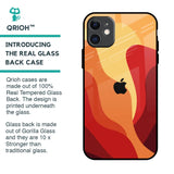 Magma Color Pattern Glass Case for iPhone 11