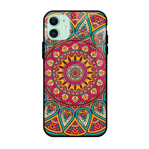 Elegant Mandala Apple iPhone 11 Glass Cases & Covers Online