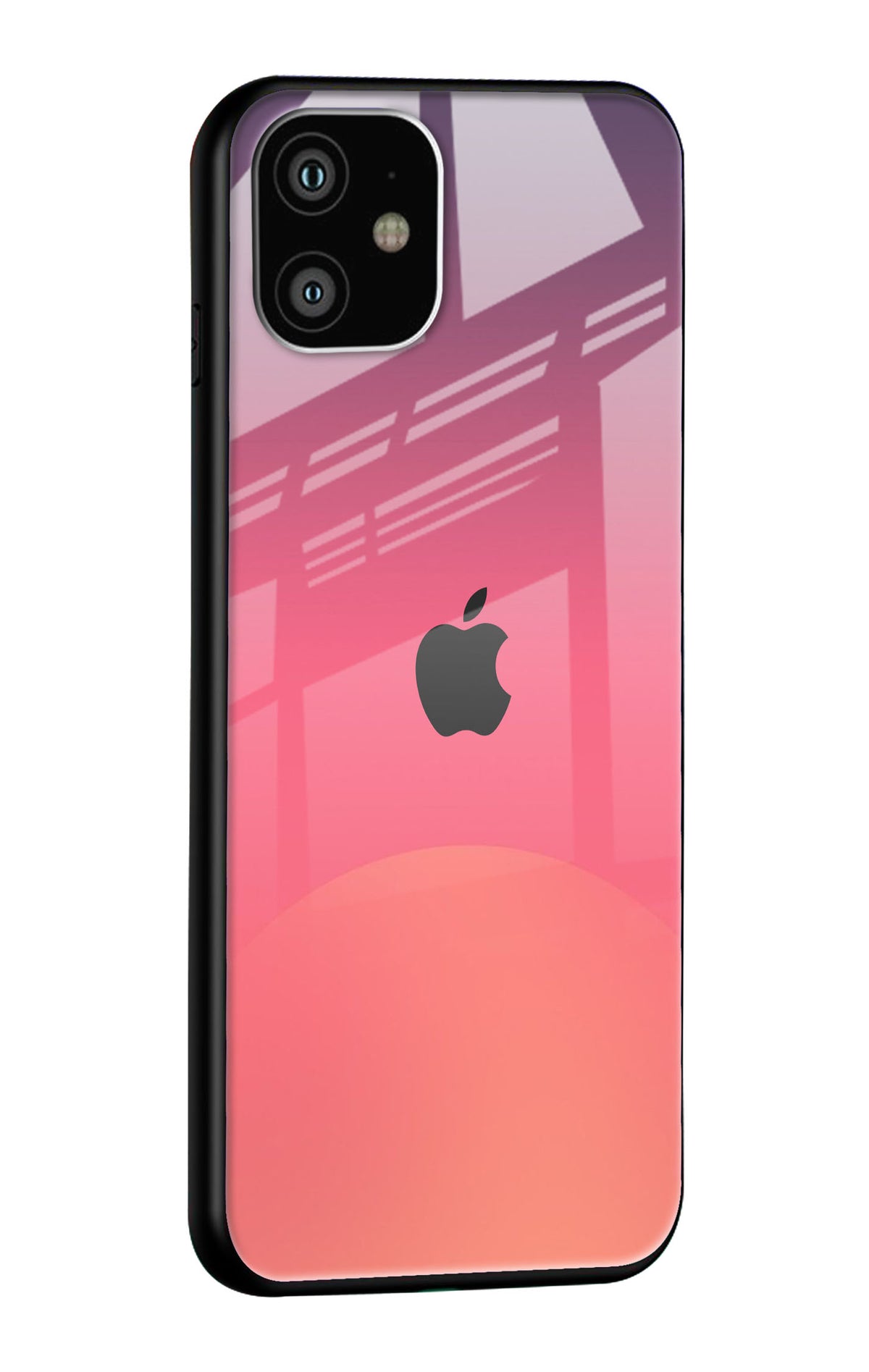 Sunset Orange Glass Case for iPhone 12