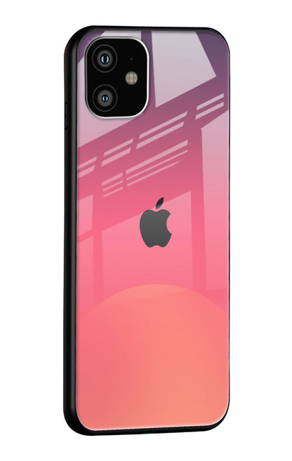 Sunset Orange Glass Case for iPhone 11