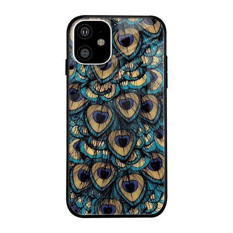 Peacock Feathers iPhone 11 Glass Cases & Covers Online
